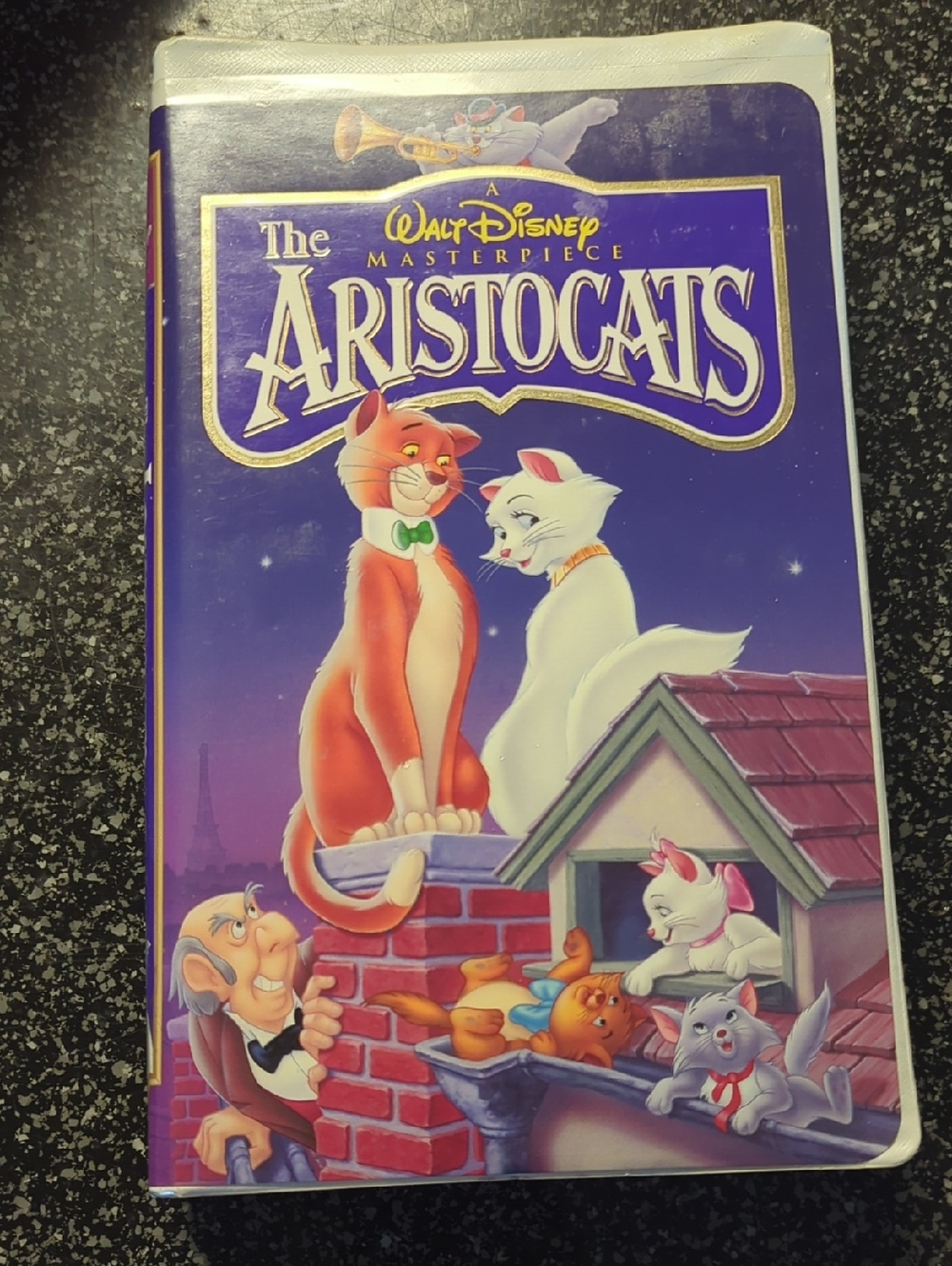 The Aristocats Walt Disney Masterpiece. Used. Open.